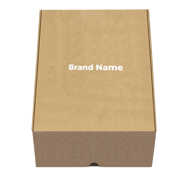 Caja e-commerce kraft 3 botellas 26x32,1x9