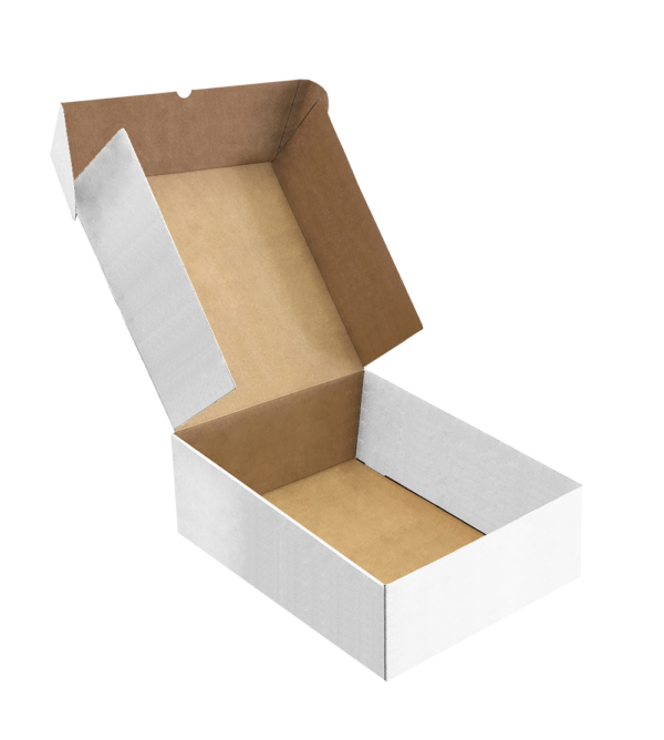 Caja e-commerce blanca 3 botellas 26x32,1x9 - Imagen 3