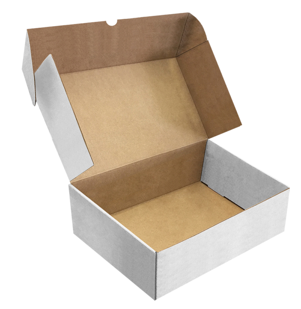 Caja e-commerce blanca S 27.5x22x7 - Imagen 3